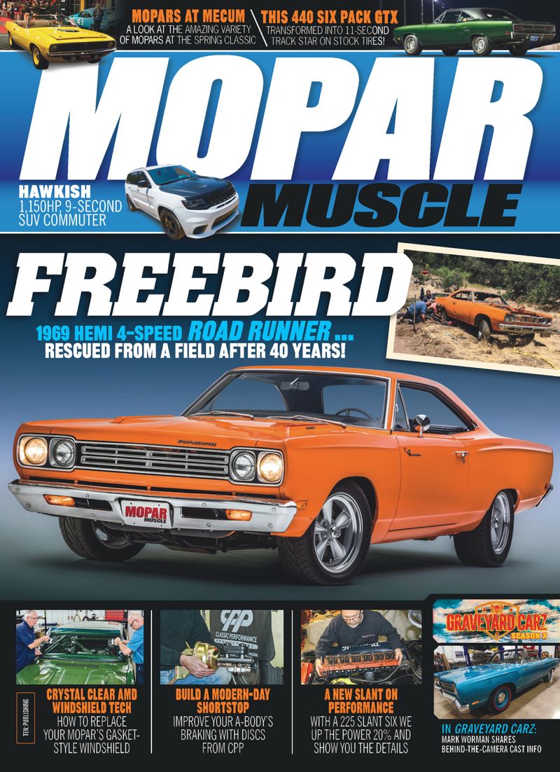 Mopar Muscle magazine cover featuring 1992 Dodge Dakota